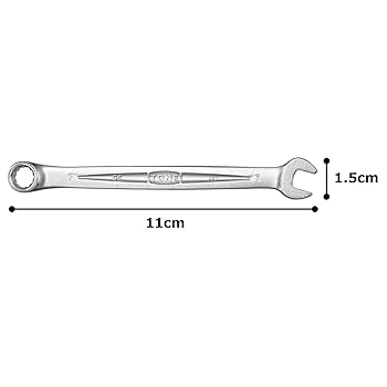 コンビネーションスパナ トネ(TONE) CSB-58二面幅1-13/16インチ Amazon | トネ(TONE) コンビネーションスパナ CSB-58 二面幅1-13